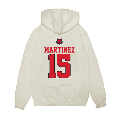 Arkansas State - NCAA Baseball : Derek Martinez - USA Raglan Premium Hooded Sweatshirt-1