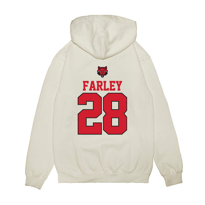 Arkansas State - NCAA Baseball : Dylan Farley - USA Raglan Premium Hooded Sweatshirt-1