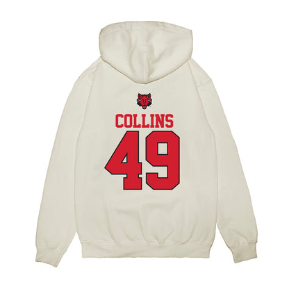 Arkansas State - NCAA Baseball : Tate Collins - USA Raglan Premium Hooded Sweatshirt-1