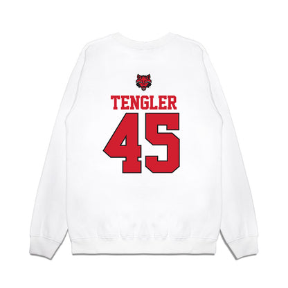 Arkansas State - NCAA Baseball : Ckyler Tengler - USA Raglan Premium Crewneck Sweatshirt-1