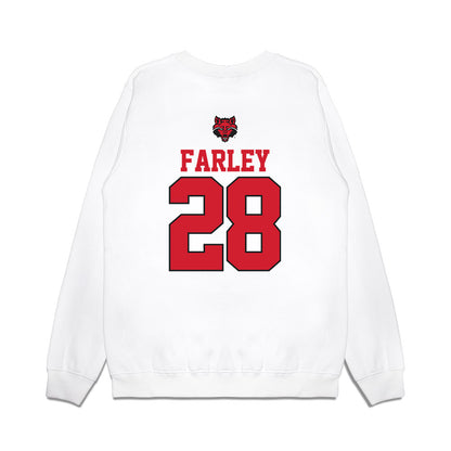 Arkansas State - NCAA Baseball : Dylan Farley - USA Raglan Premium Crewneck Sweatshirt-1