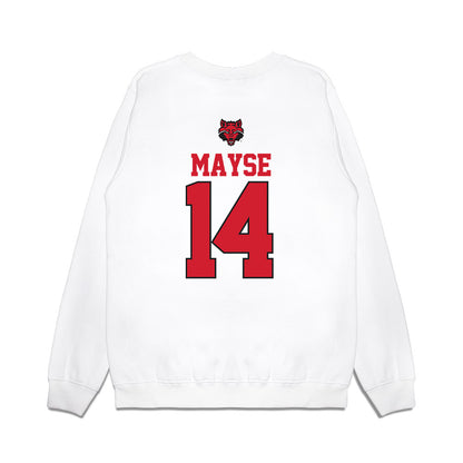 Arkansas State - NCAA Baseball : Myles Mayse - USA Raglan Premium Crewneck Sweatshirt-1