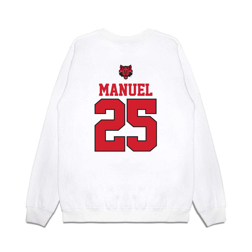 Arkansas State - NCAA Baseball : Cole Manuel - USA Raglan Premium Crewneck Sweatshirt-1