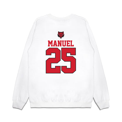 Arkansas State - NCAA Baseball : Cole Manuel - USA Raglan Premium Crewneck Sweatshirt-1