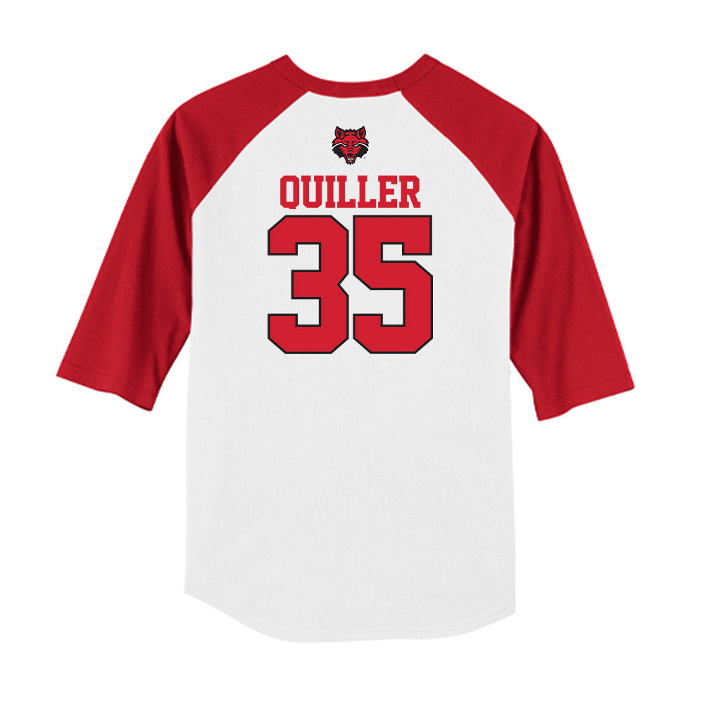 Arkansas State - NCAA Baseball : Ashton Quiller - USA Raglan Raglan Shirt-1