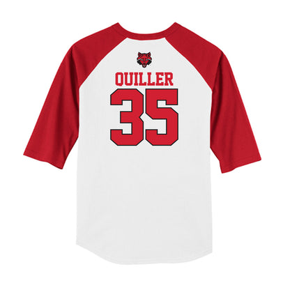 Arkansas State - NCAA Baseball : Ashton Quiller - USA Raglan Raglan Shirt-1