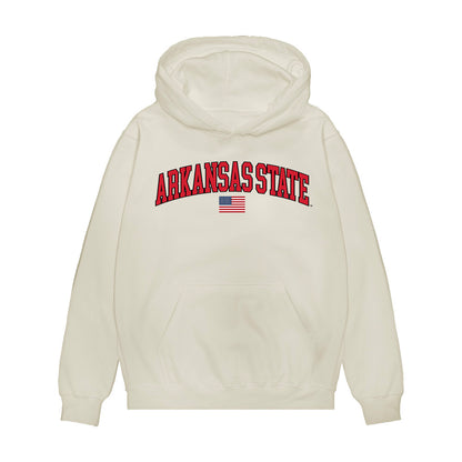 Arkansas State - NCAA Baseball : Houston Tomlinson - USA Raglan Premium Hooded Sweatshirt-0