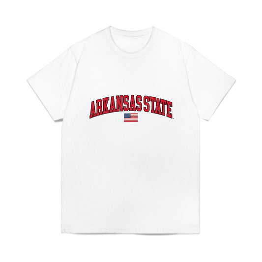 Arkansas State - NCAA Baseball : Jack Nelson - USA Raglan Comfort Colors T-Shirt-0