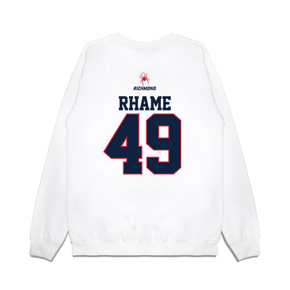 Richmond - NCAA Baseball : Cole Rhame - USA Premium Crewneck Sweatshirt-1