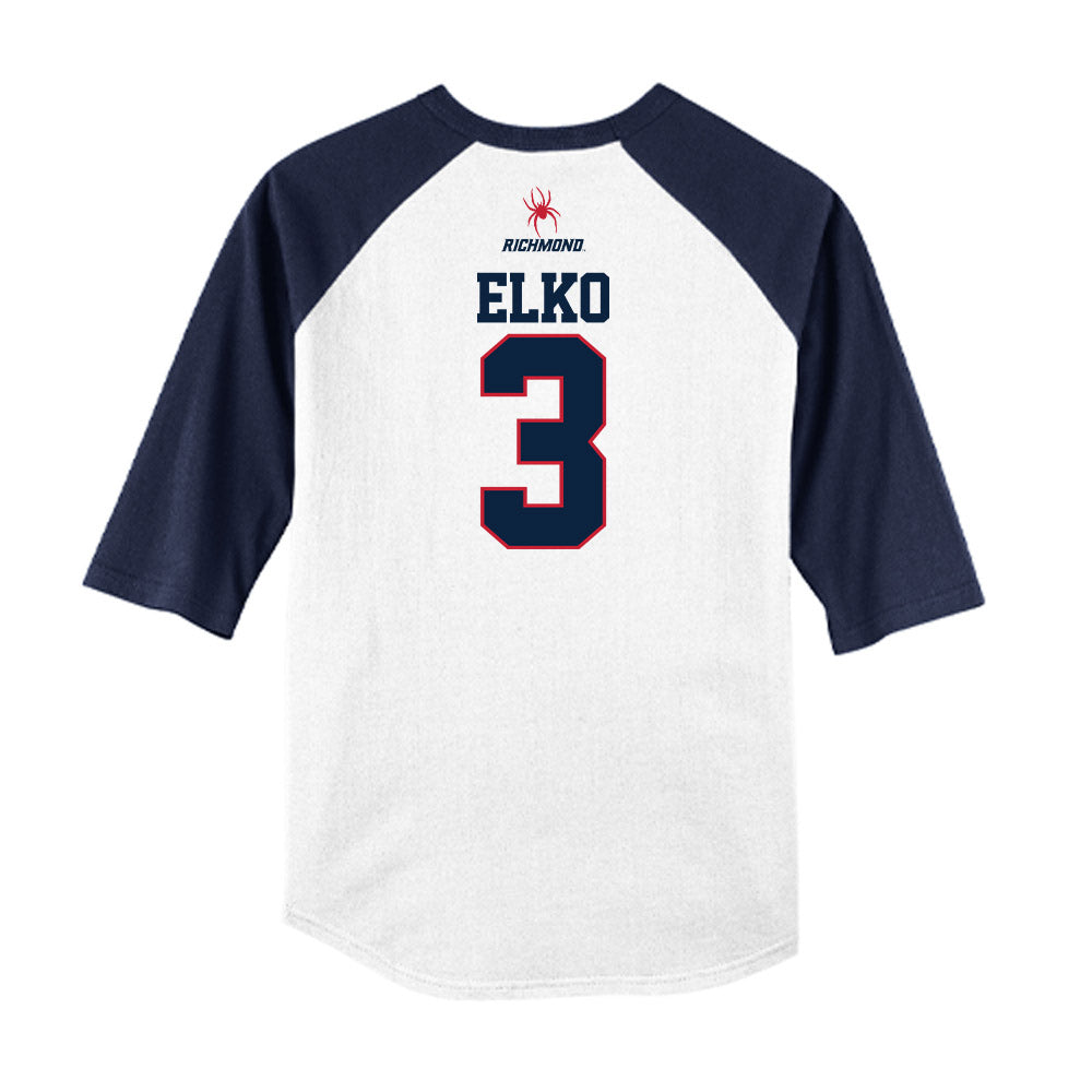 Richmond - NCAA Baseball : Michael Elko - USA Raglan Raglan Shirt-1
