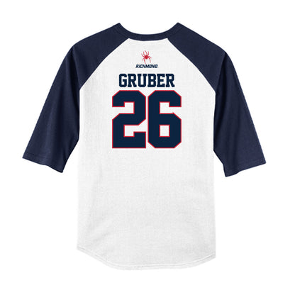 Richmond - NCAA Baseball : Chayse Gruber - USA Raglan Raglan Shirt-1