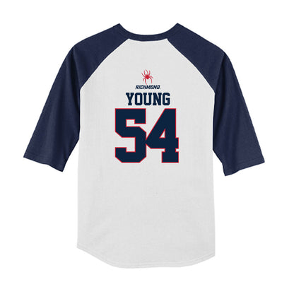 Richmond - NCAA Baseball : Sam Young - USA Raglan Youth Raglan T-Shirt-1
