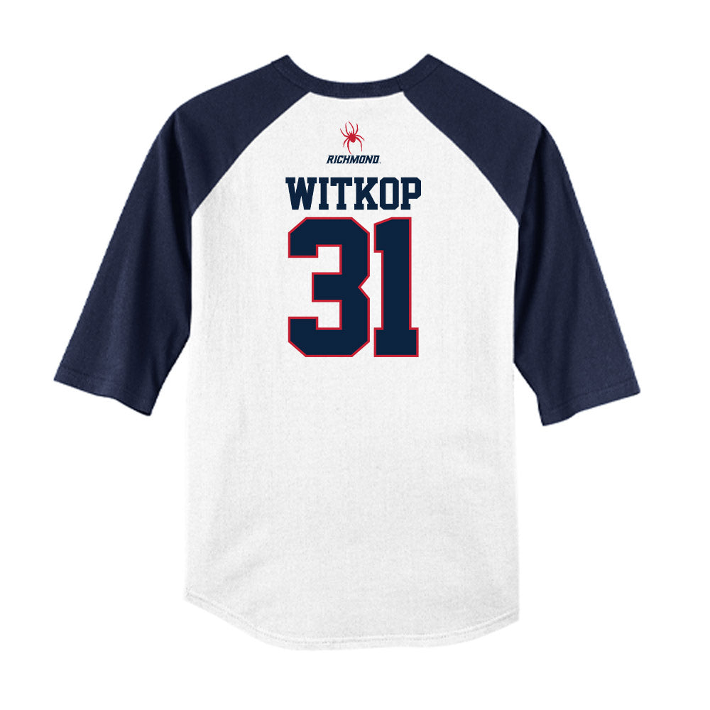 Richmond - NCAA Baseball : Paul Witkop - USA Raglan Raglan Shirt-1