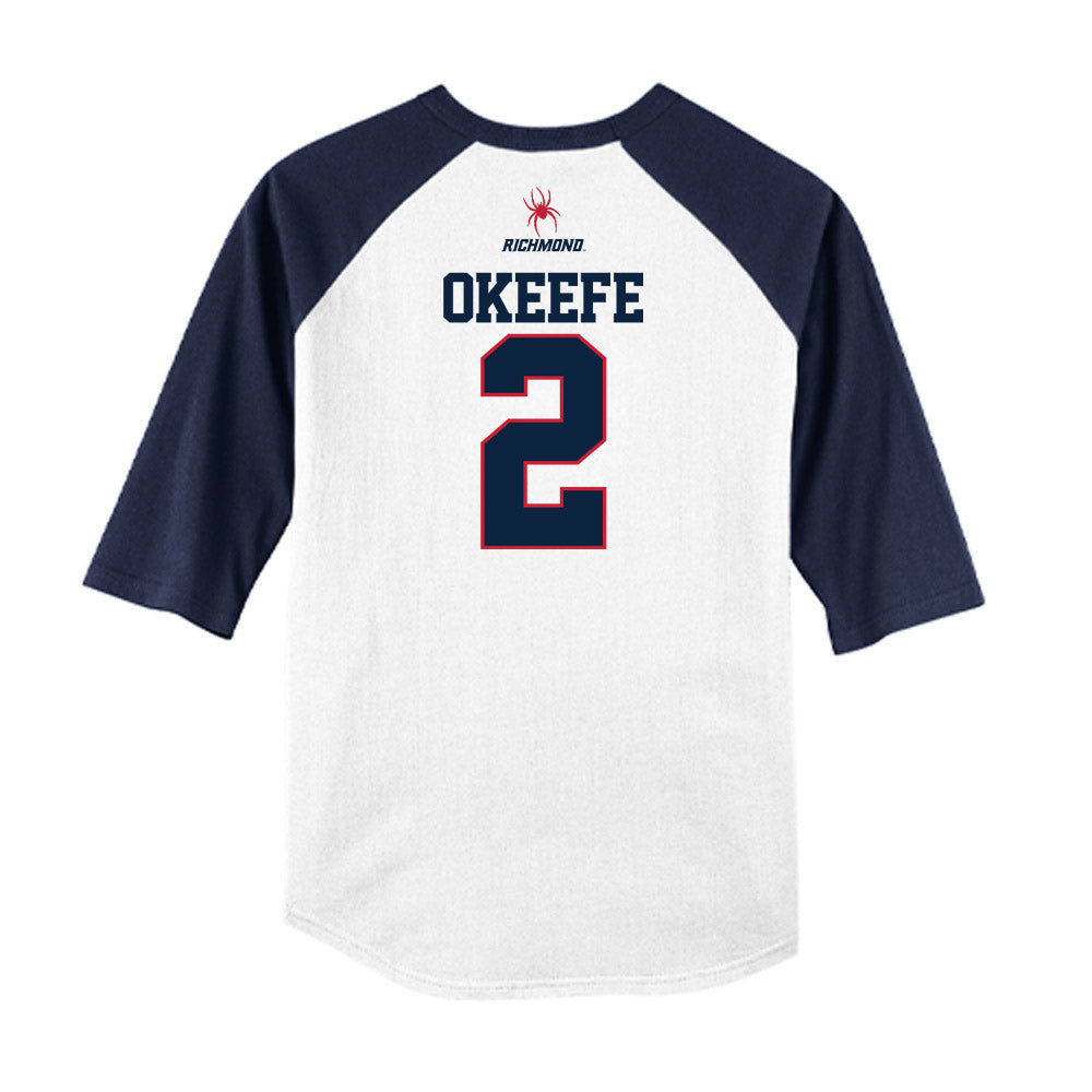 Richmond - NCAA Baseball : Aidan OKeefe - USA Raglan Shirt-1