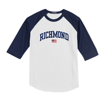 Richmond - NCAA Baseball : Noah Harvey - USA Youth Raglan T-Shirt-0