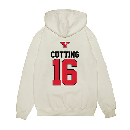Youngstown State - NCAA Baseball : Garrett Cutting - USA Raglan Premium Hooded Sweatshirt-1