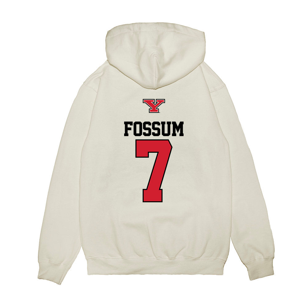 Youngstown State - NCAA Baseball : Kyle Fossum - USA Raglan Premium Hooded Sweatshirt-1