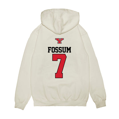 Youngstown State - NCAA Baseball : Kyle Fossum - USA Raglan Premium Hooded Sweatshirt-1