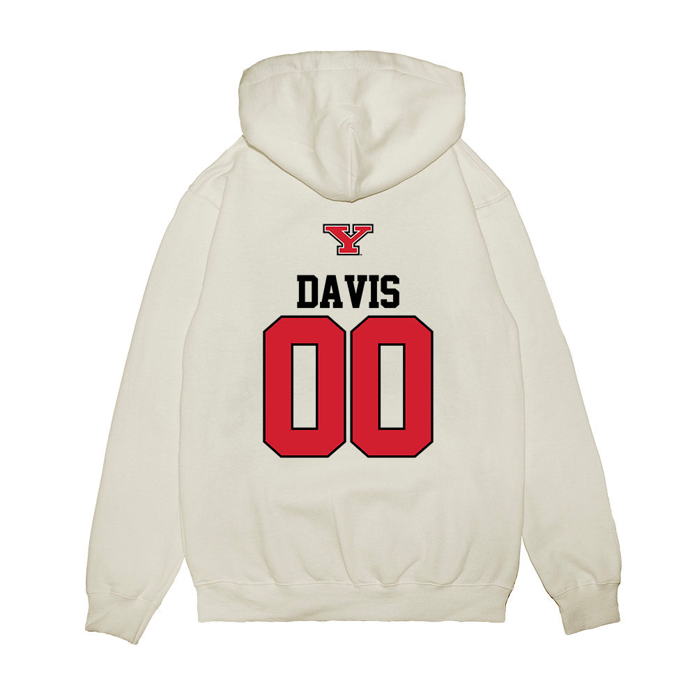 Youngstown State - NCAA Baseball : Bo Davis - USA Raglan Premium Hooded Sweatshirt-1