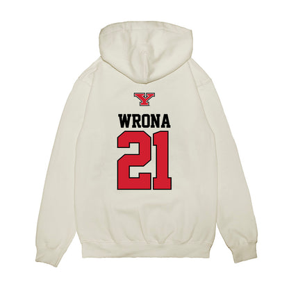 Youngstown State - NCAA Baseball : Jay Wrona - USA Raglan Premium Hooded Sweatshirt-1