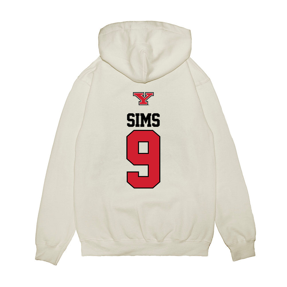 Youngstown State - NCAA Baseball : Kyan Sims - USA Raglan Premium Hooded Sweatshirt-1