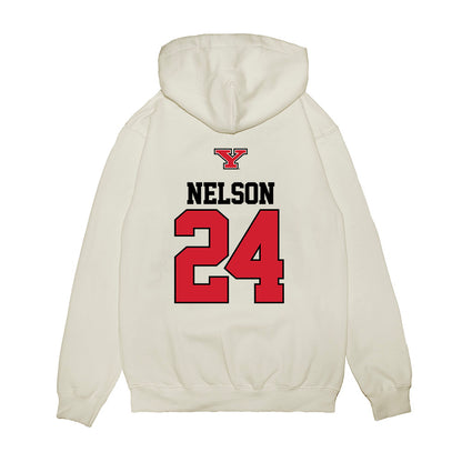 Youngstown State - NCAA Baseball : Braylon Nelson - USA Raglan Premium Hooded Sweatshirt-1