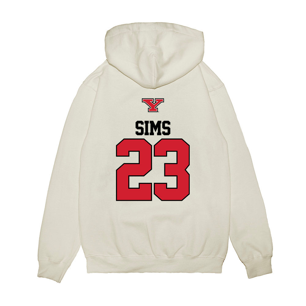 Youngstown State - NCAA Baseball : Kyan Sims - USA Raglan Premium Hooded Sweatshirt-1