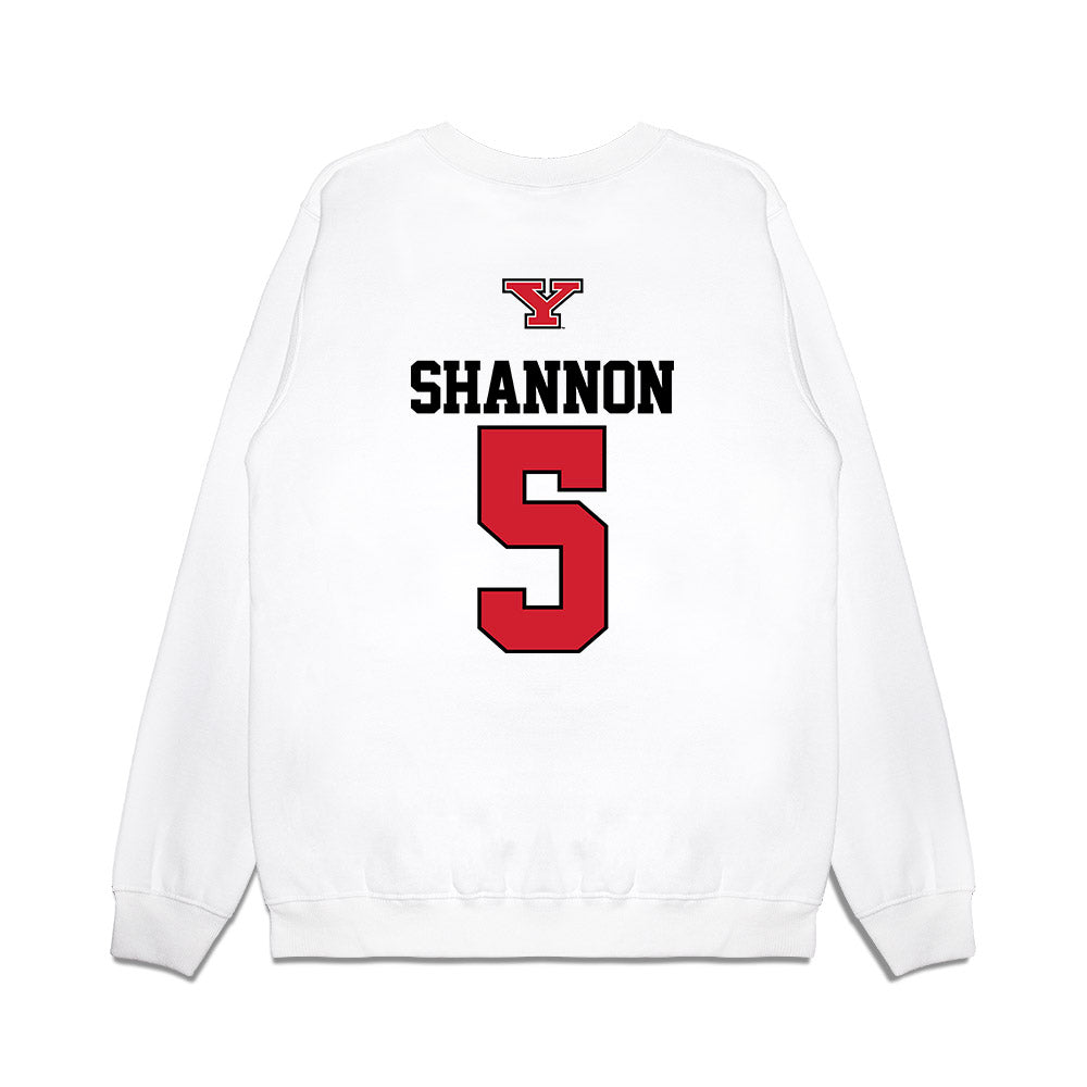 Youngstown State - NCAA Baseball : Brady Shannon - USA Raglan Premium Crewneck Sweatshirt-1