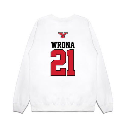 Youngstown State - NCAA Baseball : Jay Wrona - USA Raglan Premium Crewneck Sweatshirt-1