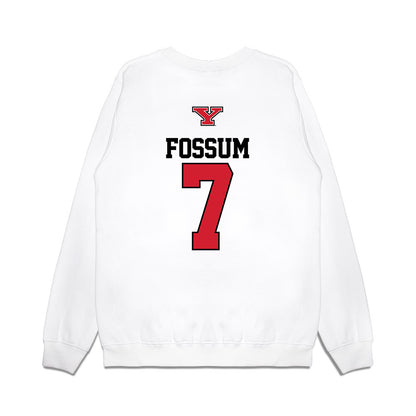 Youngstown State - NCAA Baseball : Kyle Fossum - USA Raglan Premium Crewneck Sweatshirt-1