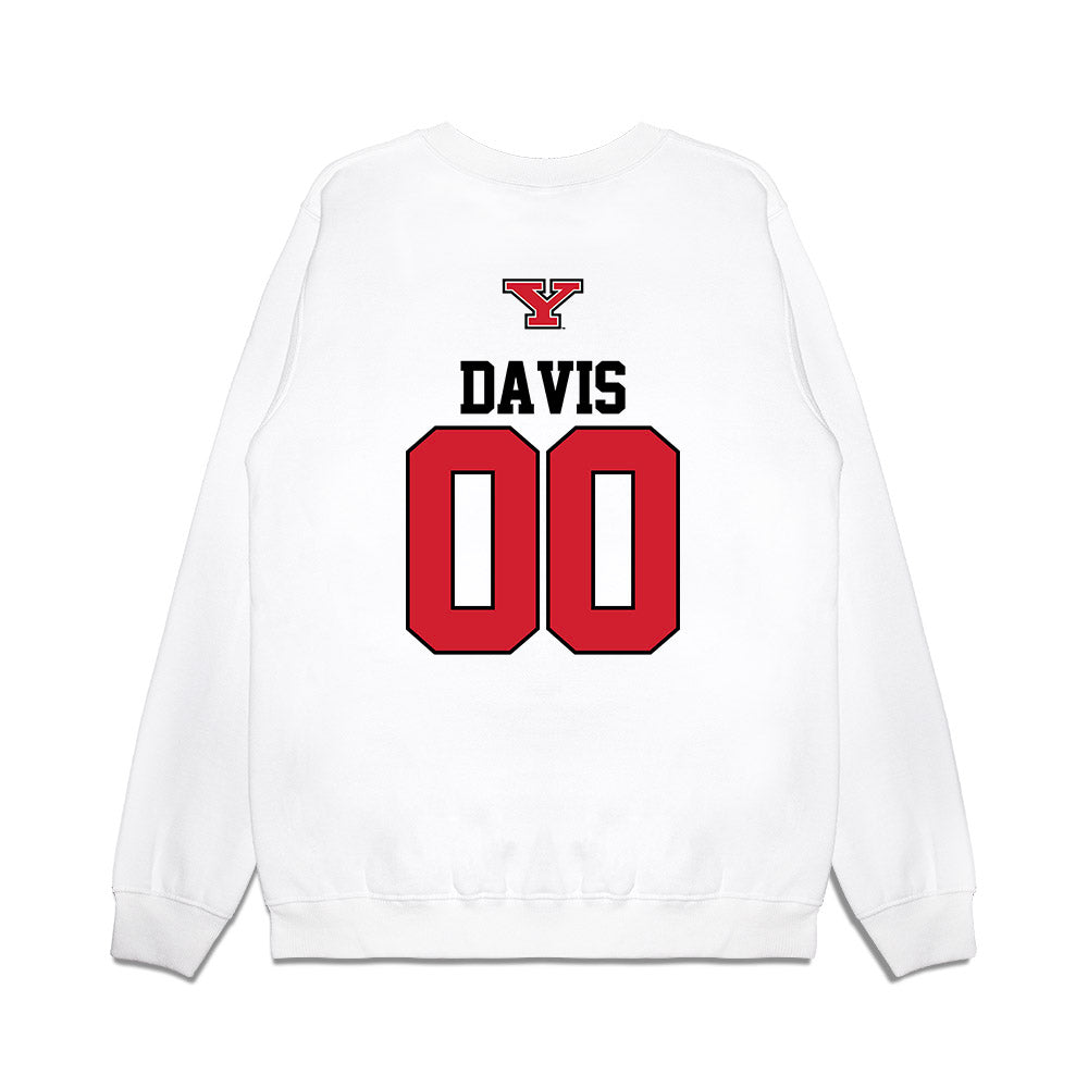 Youngstown State - NCAA Baseball : Bo Davis - USA Raglan Premium Crewneck Sweatshirt-1