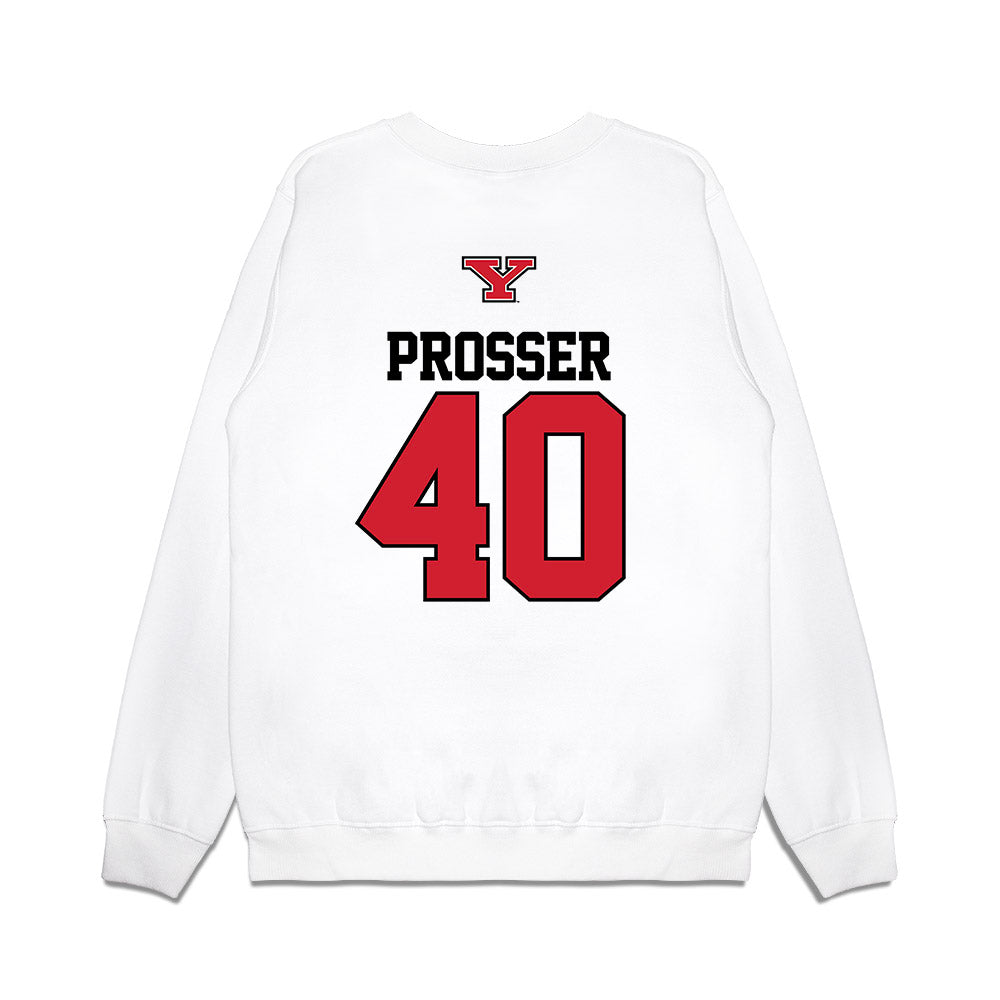 Youngstown State - NCAA Baseball : Braxton Prosser - USA Raglan Premium Crewneck Sweatshirt-1