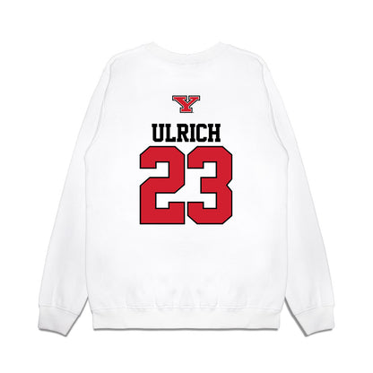 Youngstown State - NCAA Baseball : Sloan Ulrich - USA Raglan Premium Crewneck Sweatshirt-1