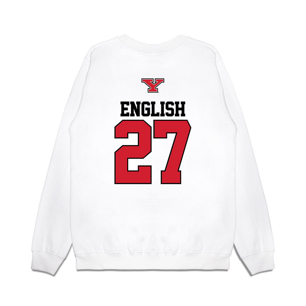 Youngstown State - NCAA Baseball : Aidan English - USA Raglan Premium Crewneck Sweatshirt-1