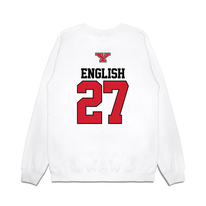Youngstown State - NCAA Baseball : Aidan English - USA Raglan Premium Crewneck Sweatshirt-1