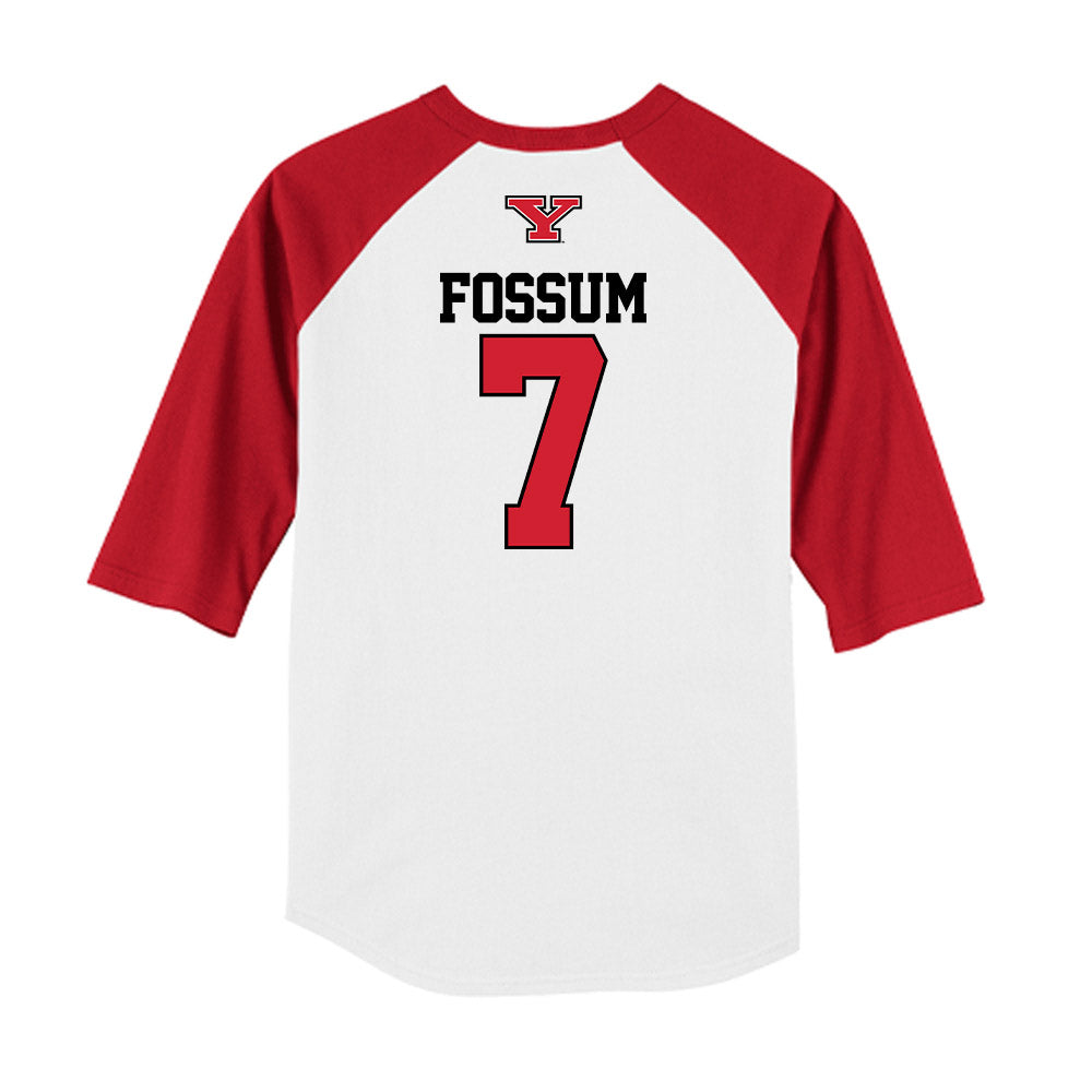 Youngstown State - NCAA Baseball : Kyle Fossum - USA Raglan Raglan Shirt-1