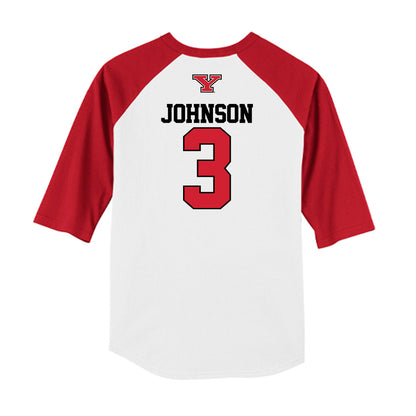 Youngstown State - NCAA Baseball : Jack Johnson - USA Raglan Raglan Shirt-1