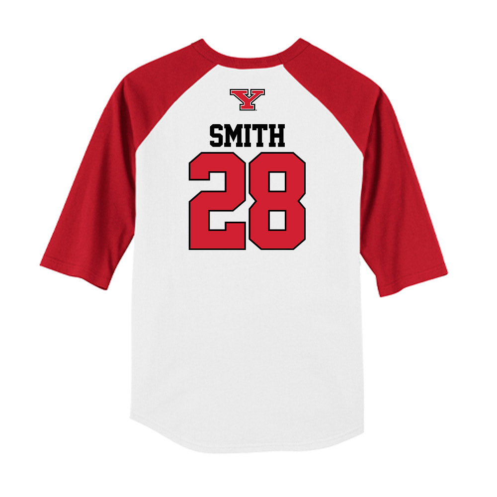 Youngstown State - NCAA Baseball : Austin Smith - USA Raglan Raglan Shirt-1