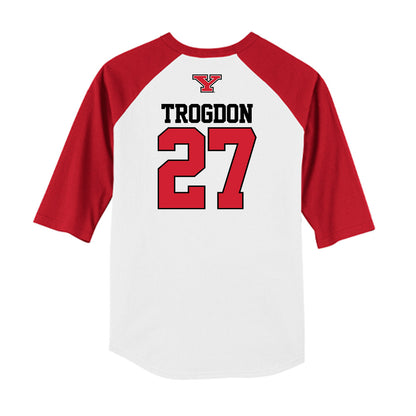 Youngstown State - NCAA Baseball : Brayden Trogdon - USA Raglan Raglan Shirt-1