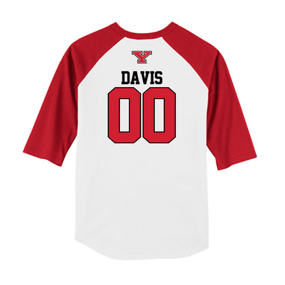 Youngstown State - NCAA Baseball : Bo Davis - USA Raglan Raglan Shirt-1
