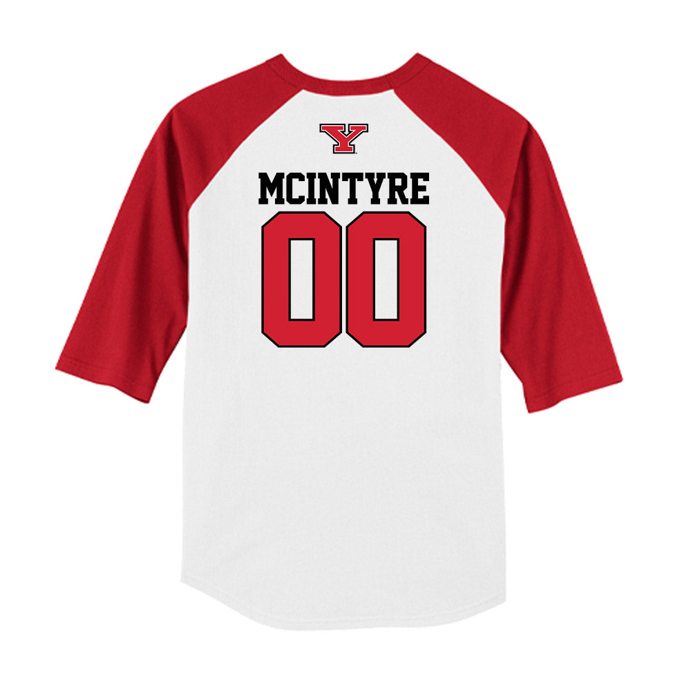 Youngstown State - NCAA Baseball : Charlie McIntyre - USA Raglan Raglan Shirt-1