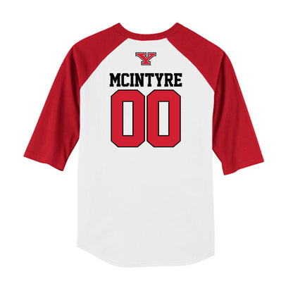 Youngstown State - NCAA Baseball : Charlie McIntyre - USA Raglan Raglan Shirt-1