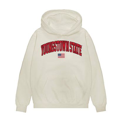Youngstown State - NCAA Baseball : Bryce Palms - USA Raglan Premium Hooded Sweatshirt-0