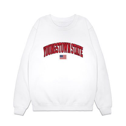 Youngstown State - NCAA Baseball : Sloan Ulrich - USA Raglan Premium Crewneck Sweatshirt-0