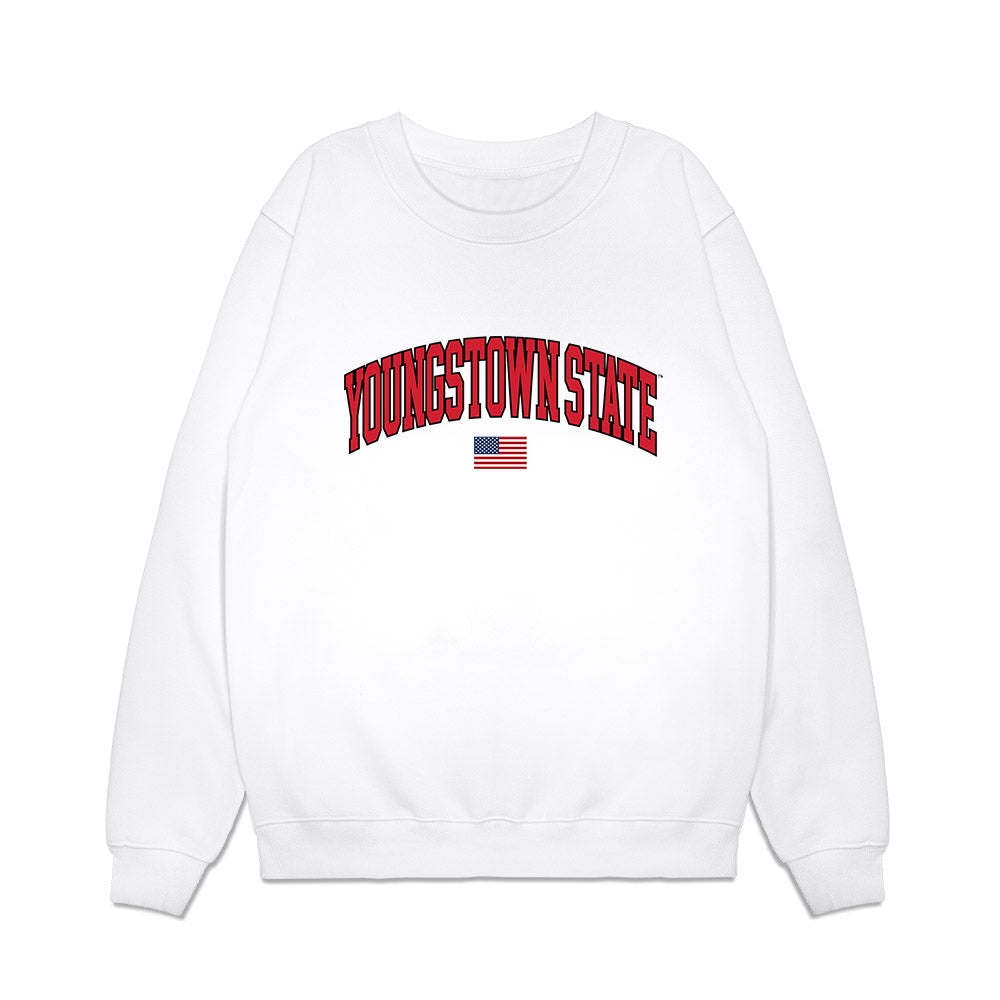 Youngstown State - NCAA Baseball : Alex Jang - USA Raglan Premium Crewneck Sweatshirt-0