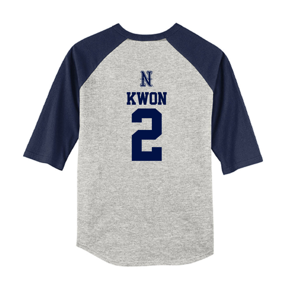 Nevada - NCAA Baseball : Junhyuk Kwon - USA Raglan Youth Raglan T-Shirt-1