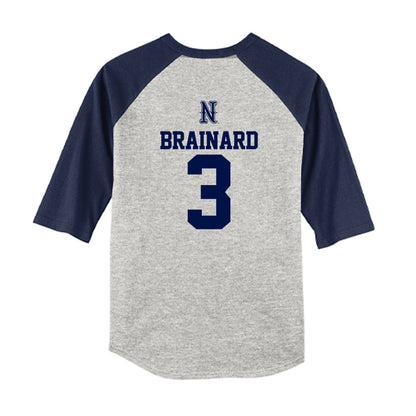 Nevada - NCAA Baseball : Aidan Brainard - USA Raglan Youth Raglan T-Shirt-1