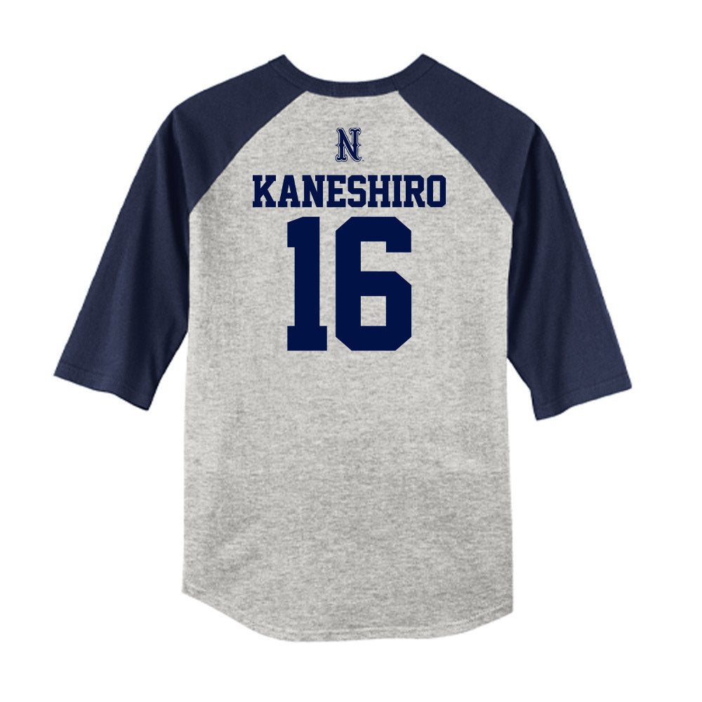 Nevada - NCAA Baseball : Kainoa Kaneshiro - USA Raglan Raglan Shirt-1