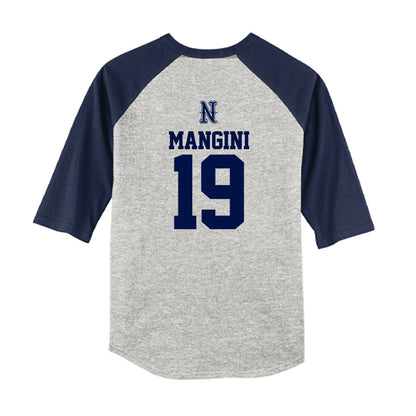 Nevada - NCAA Baseball : Owen Mangini - USA Raglan Youth Raglan T-Shirt-1