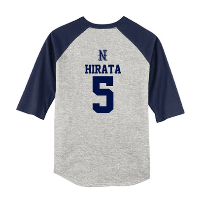 Nevada - NCAA Baseball : Mason Hirata - USA Raglan Youth Raglan T-Shirt-1